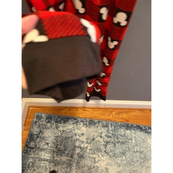 Disney 100 Mickey Mouse One-Piece Pajama Onesie Hooded w/ Ears XL - Picture 4 of 6